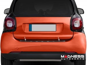 smart 453 Rear Bumper Sill - Dark Brushed
